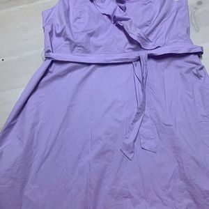 Lavender colored Summer sleeveless dress.